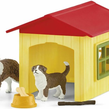 Schleich-S Παιχνίδι Μινιατούρα Farm World Doghouse για 3+ Ετών