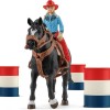 Schleich-S Παιχνίδι Μινιατούρα Cowgirl Barrel Racing για 3+ Ετών 16εκ.