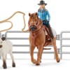 Schleich-S Παιχνίδι Μινιατούρα Cowgirl Team για 3+ Ετών