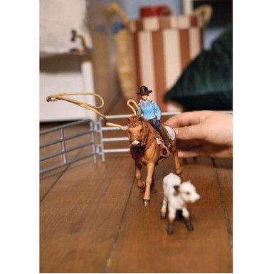 Schleich-S Παιχνίδι Μινιατούρα Cowgirl Team για 3+ Ετών