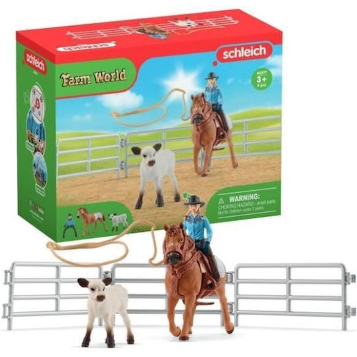 Schleich-S Παιχνίδι Μινιατούρα Cowgirl Team για 3+ Ετών
