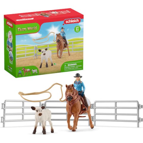 Schleich-S Παιχνίδι Μινιατούρα Cowgirl Team για 3+ Ετών