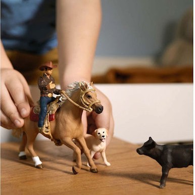 Schleich-S Παιχνίδι Μινιατούρα Farm World: Westernreiten για 3+ Ετών