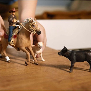 Schleich-S Παιχνίδι Μινιατούρα Farm World: Westernreiten για 3+ Ετών