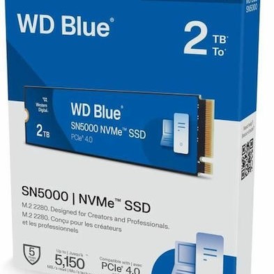 Western Digital SN5000 SSD 2TB M.2 NVMe PCI Express 4.0