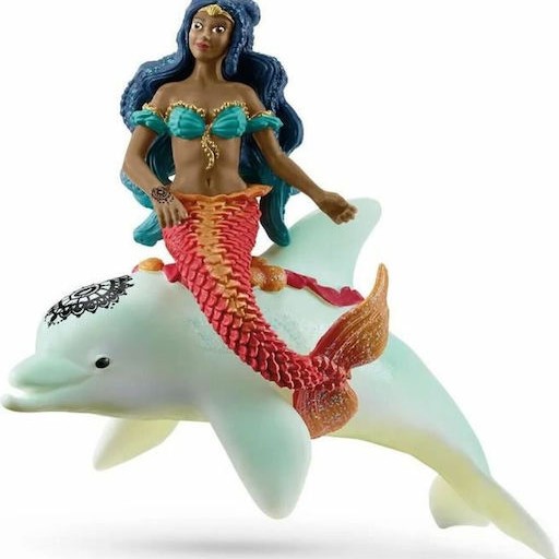 Schleich-S Παιχνίδι Μινιατούρα Isabelle On Dolphin Πολύχρωμο για 5-12 Ετών