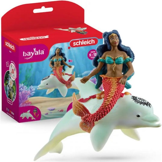 Schleich-S Παιχνίδι Μινιατούρα Isabelle On Dolphin Πολύχρωμο για 5-12 Ετών