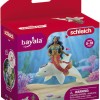 Schleich-S Παιχνίδι Μινιατούρα Isabelle On Dolphin Πολύχρωμο για 5-12 Ετών