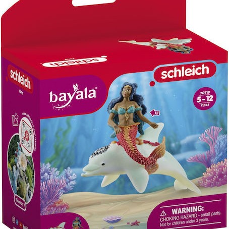 Schleich-S Παιχνίδι Μινιατούρα Isabelle On Dolphin Πολύχρωμο για 5-12 Ετών