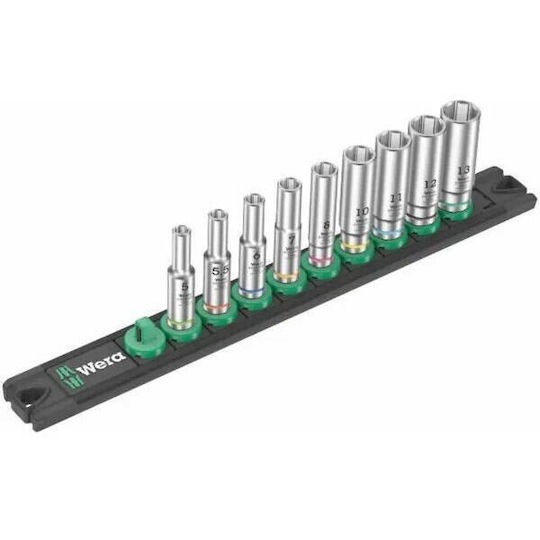 Wera Wera Deep Socket Wrench Set 1/4