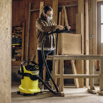 Karcher WD 5 P V-25/5/22 Σκούπα Υγρών / Στερεών 1100W με Πλαστικό Κάδο 25lt