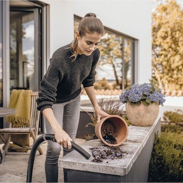 Karcher WD 5 P V-25/5/22 Σκούπα Υγρών / Στερεών 1100W με Πλαστικό Κάδο 25lt