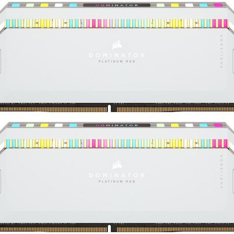 Corsair Dominator Platinum RGB DDR5 64GB RAM με 2x32GB Modules και Ταχύτητα 5200 για Desktop