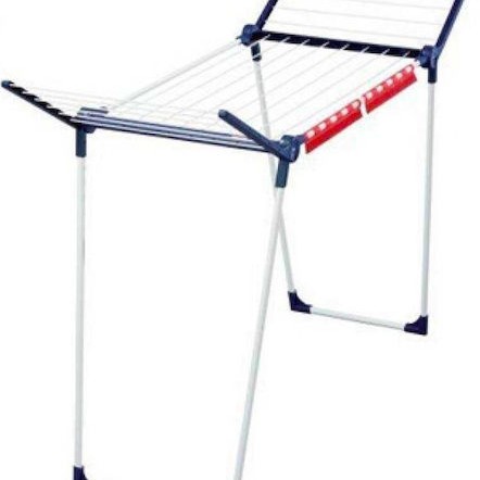 Leifheit Pegasus 150 Πτυσσόμενη Απλώστρα Δαπέδου από Μέταλλο με Μήκος Απλώματος 18m