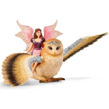 Schleich-S Παιχνίδι Μινιατούρα Bayala Νεράιδα Με Κουκουβάγια για 5+ Ετών