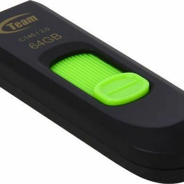 TeamGroup C145 64GB USB 3.0 Stick Μαύρο