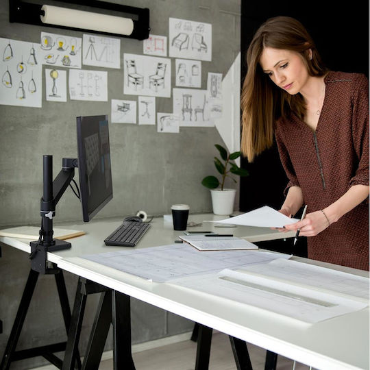 Ergotron NX Series Επιτραπέζια Βάση Οθόνης έως 34