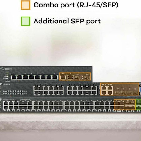Zyxel GS2220-50 Managed L2 Switch με 44 Θύρες Gigabit (1Gbps) Ethernet και 6 SFP Θύρες