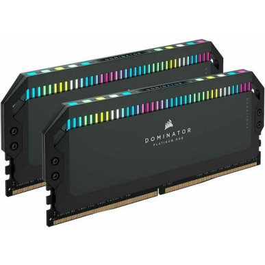 Corsair Dominator Platinum RGB DDR5 32GB RAM με 2x16GB Modules και Ταχύτητα 6000 για Desktop