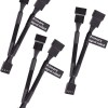 Thermaltake 4-Pin pwm - 2x 4-Pin pwm Cable 0.11m Μαύρο AC-060-CO1OTN-F1