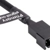 Thermaltake 4-Pin pwm - 2x 4-Pin pwm Cable 0.11m Μαύρο AC-060-CO1OTN-F1
