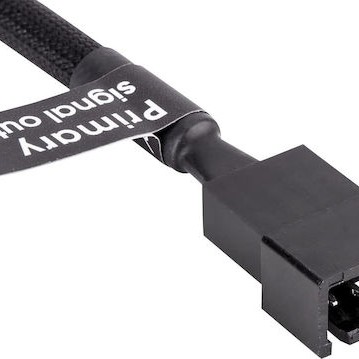Thermaltake 4-Pin pwm - 2x 4-Pin pwm Cable 0.11m Μαύρο AC-060-CO1OTN-F1