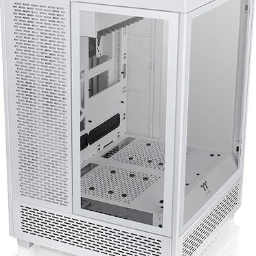 Thermaltake The Tower 500 Gaming Midi Tower Κουτί Υπολογιστή με Πλαϊνό Παράθυρο και RGB Φωτισμό Snow White