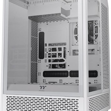 Thermaltake The Tower 500 Gaming Midi Tower Κουτί Υπολογιστή με Πλαϊνό Παράθυρο και RGB Φωτισμό Snow White