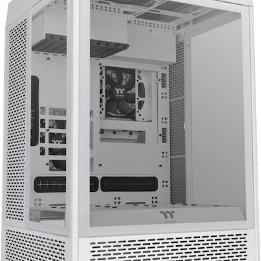 Thermaltake The Tower 500 Gaming Midi Tower Κουτί Υπολογιστή με Πλαϊνό Παράθυρο και RGB Φωτισμό Snow White