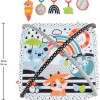 Fisher Price Γυμναστήριο Δραστηριοτήτων Gym Platform Refresh με Μουσική Πολύχρωμο για Νεογέννητα (MxΠ) 76x76cm