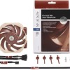 Noctua NF-A12x25r Case Fan 120mm με Σύνδεση 4-Pin PWM Καφέ