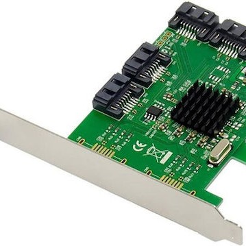 Dawicontrol Κάρτα PCIe σε 4 θύρες SATA