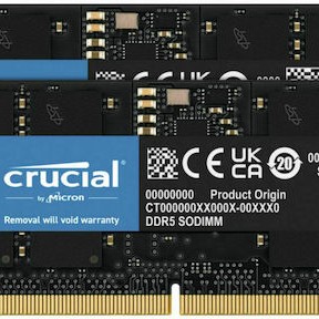 Crucial DDR5 με Module 1x16GB και Ταχύτητα 4800 για Laptop