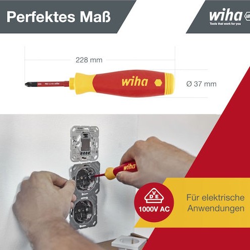 Wiha Κατσαβίδι Μακρύ Σταυρός