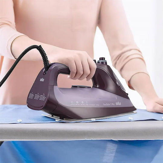 Braun Texstyle 7 Pro SI 7181 Σίδερο Ατμού 3100W με Συνεχόμενη Παροχή 50gr/min