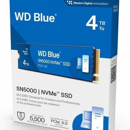 Western Digital SN5000 SSD 4TB M.2 PCI Express 4.0