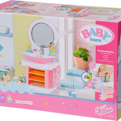 ZAPF Creation Έπιπλα Baby Born Νιπτήρας για 3+ Ετών