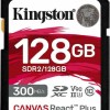 Kingston Canvas React Plus SDXC 128GB Class 10 U3 V90 UHS-II
