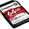 Kingston Canvas React Plus SDXC 64GB Class 10 U3 V90 UHS-II