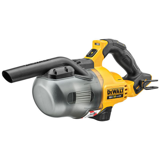 Dewalt Επαναφορτιζόμενο Σκουπάκι Χειρός 18V Χωρίς Φορτιστή και Μπαταρία Κίτρινο