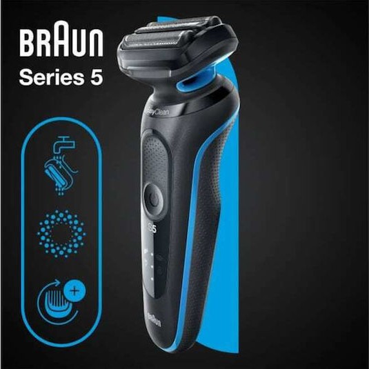 Braun Series 5 S6503744 Ξυριστική Μηχανή Προσώπου Επαναφορτιζόμενη