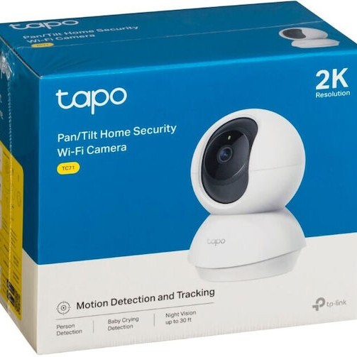TP-LINK TC71 v1 IP Κάμερα Παρακολούθησης Wi-Fi Full HD+ 3MP Μπαταρίας με Αμφίδρομη Επικοινωνία και Φακό 4mm