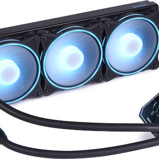 Alphacool Eisbaer LT360 Aurora Υδρόψυξη Επεξεργαστή Τριπλού Ανεμιστήρα 120mm για Socket AM4/AM5/1700/1200/115x με ARGB Φωτισμό