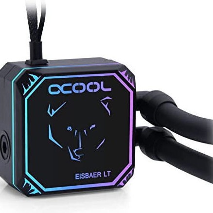 Alphacool Eisbaer LT360 Aurora Υδρόψυξη Επεξεργαστή Τριπλού Ανεμιστήρα 120mm για Socket AM4/AM5/1700/1200/115x με ARGB Φωτισμό