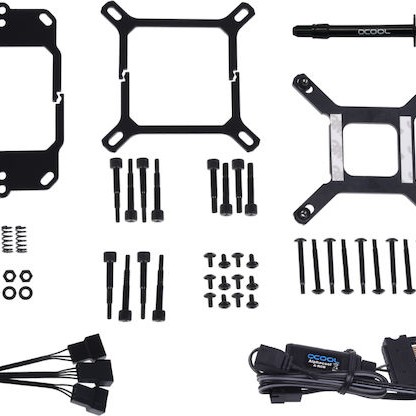 Alphacool Eisbaer Aurora HPE Edition 360 Υδρόψυξη Επεξεργαστή Τριπλού Ανεμιστήρα 120mm για Socket AM4/1700/1200/115x με RGB Φωτισμό