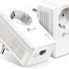 TP-LINK TL-PA7019P KIT v1 Powerline Διπλό για Ενσύρματη Σύνδεση με Passthrough Πρίζα και Θύρα Gigabit Ethernet