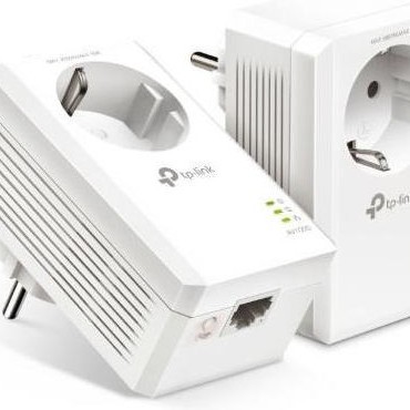TP-LINK TL-PA7019P KIT v1 Powerline Διπλό για Ενσύρματη Σύνδεση με Passthrough Πρίζα και Θύρα Gigabit Ethernet