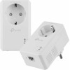 TP-LINK TL-PA7019P KIT v1 Powerline Διπλό για Ενσύρματη Σύνδεση με Passthrough Πρίζα και Θύρα Gigabit Ethernet