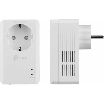 TP-LINK TL-PA7019P KIT v1 Powerline Διπλό για Ενσύρματη Σύνδεση με Passthrough Πρίζα και Θύρα Gigabit Ethernet