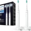 Philips Sonicare 3100 Ηλεκτρική Οδοντόβουρτσα με Χρονομετρητή και Αισθητήρα Πίεσης 2τμχ White